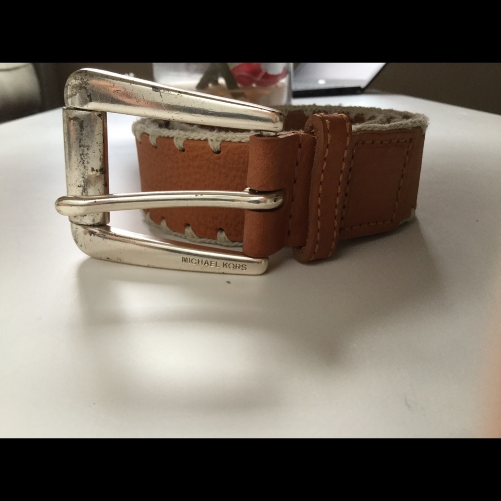 Michael Kors leather belt